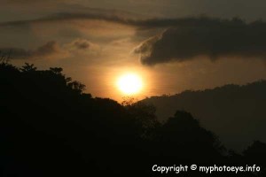 Sun come out from Broga Hill
